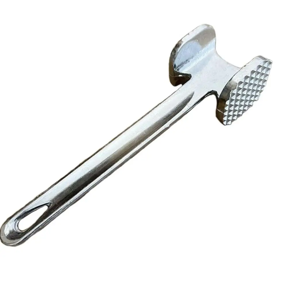 Meat Tenderizer Hammer 19cm Household Aluminum Alloy Steak Metal Mallet Kitchen Tool Heavy Duty Double-Sided Tenderizer