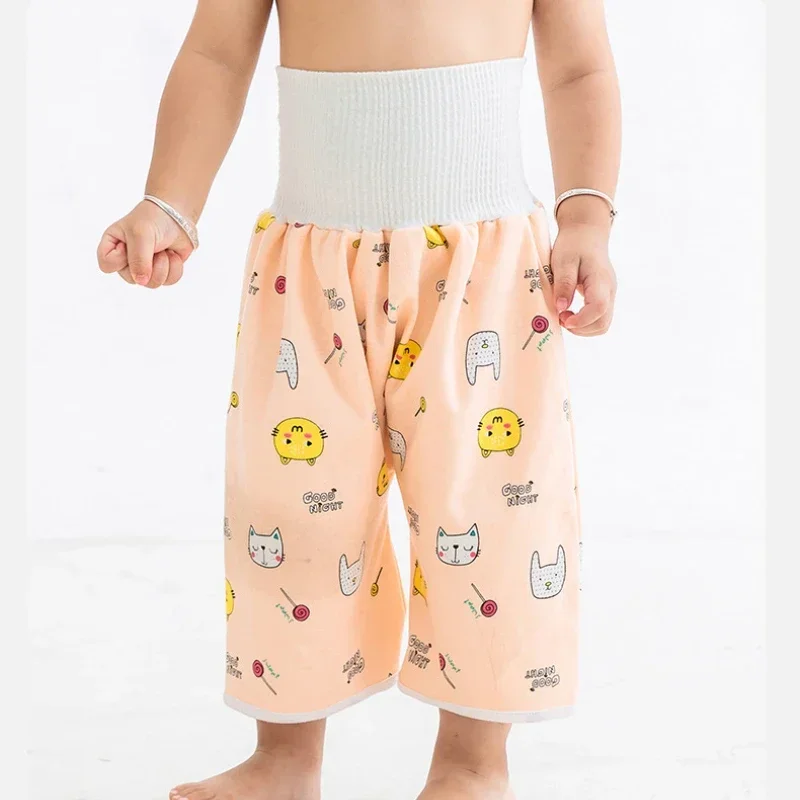 Baby Diaper Waterproof Skirt Infant Leak-proof Urine Training Pants Cloth Diapers Kids Nappy Sleeping Bed Potty Trainining Items baby training pants cloth diapers waterproof diapers