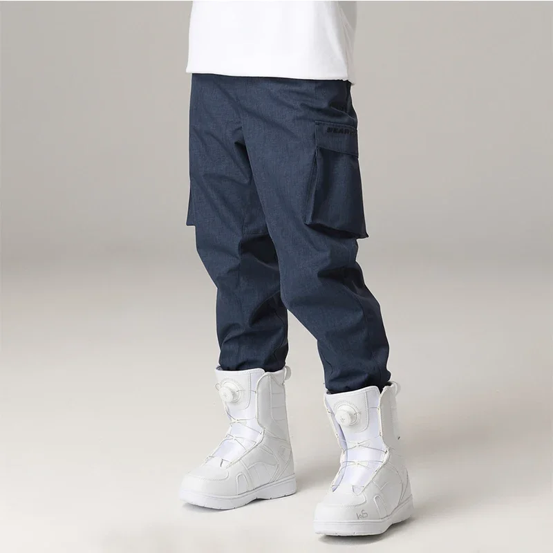 

2024 Women Winter New Ski Pants Windproof Men Outdoor Sports Snowboard Pants Waterproof Female Warm Snow Pants Ski Suits Clothes