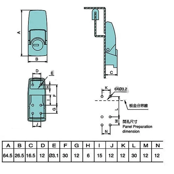 10Pcs/Lot Toggle Hasp Latch RV, Yachts Boats, Trailer Furniture Cabinet