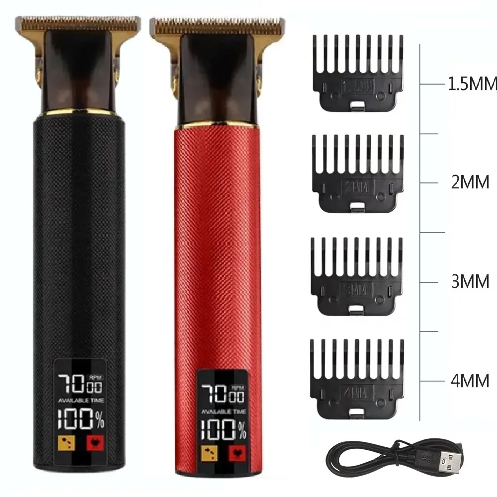 

Professional Hair Trimmer Wireless Electric Hair Cutting Machine Hair Clipper Beard Shaver Men Barber For Men Haircut Style