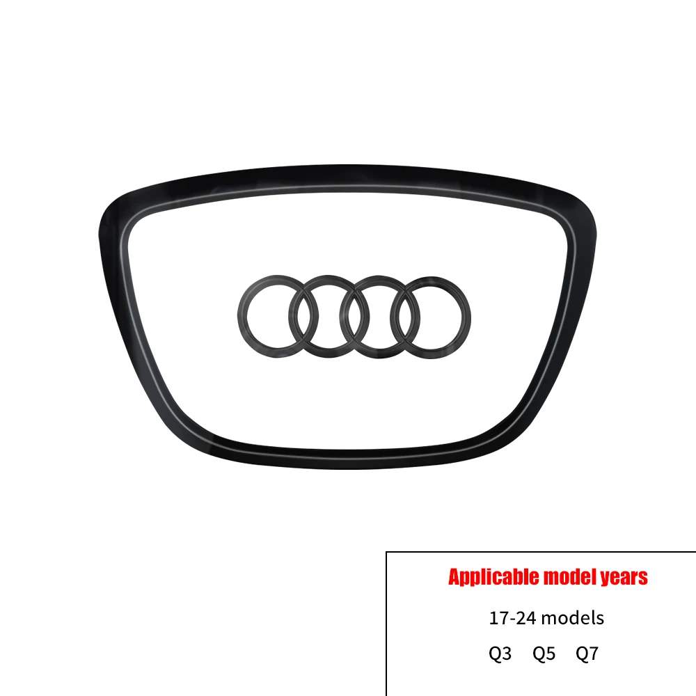 Luxury Car Steering Wheel Logo Cover Stickers – Premium Decoration Series