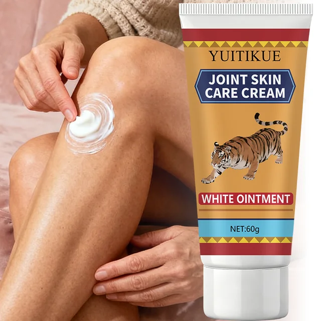 Crème pour la peau des articulations du tigre 60g - Pommade blanche hydrate la peau et les articulations, pour toutes les parties du corps, exercice sans souci 1