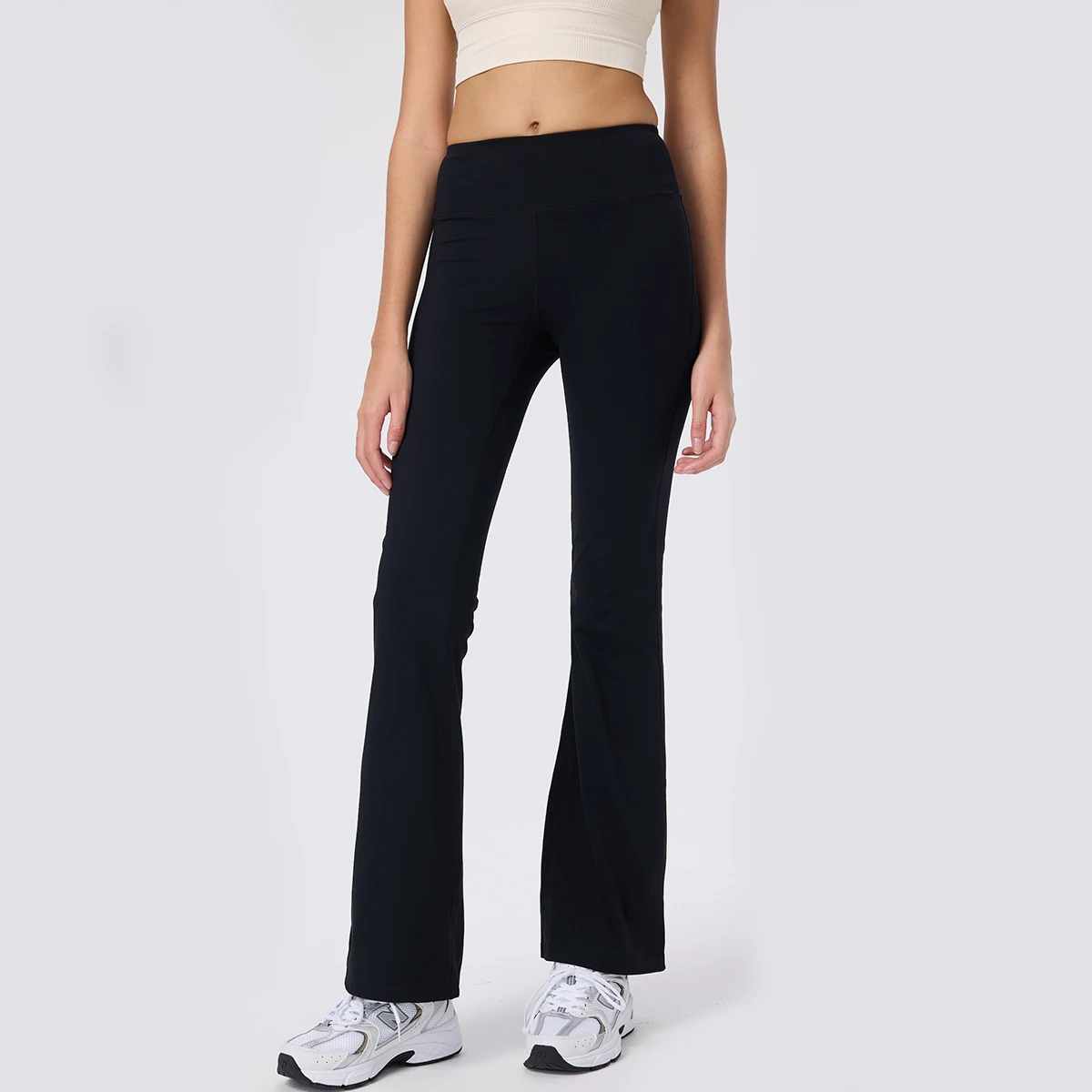 Woman Activewear Fitness Summer Pants High Waist Yoga Flare Leggings Flared Track Running Clothing Sports Gym Pilates Trousers