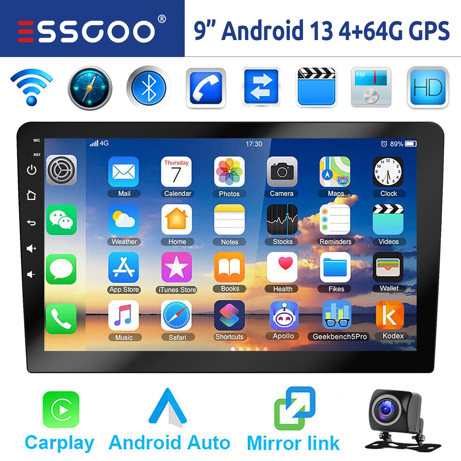 9inch Carplay Cam