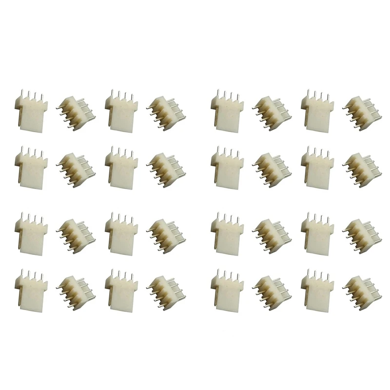 400 Pz Kf2510 Connettore 2.54Mm Passo Maschio Pin Header Connettore Ventola A 4Pin Per Asic Miner Antminer S9 Z9 Z15 L3 + Dr3 T2T A9