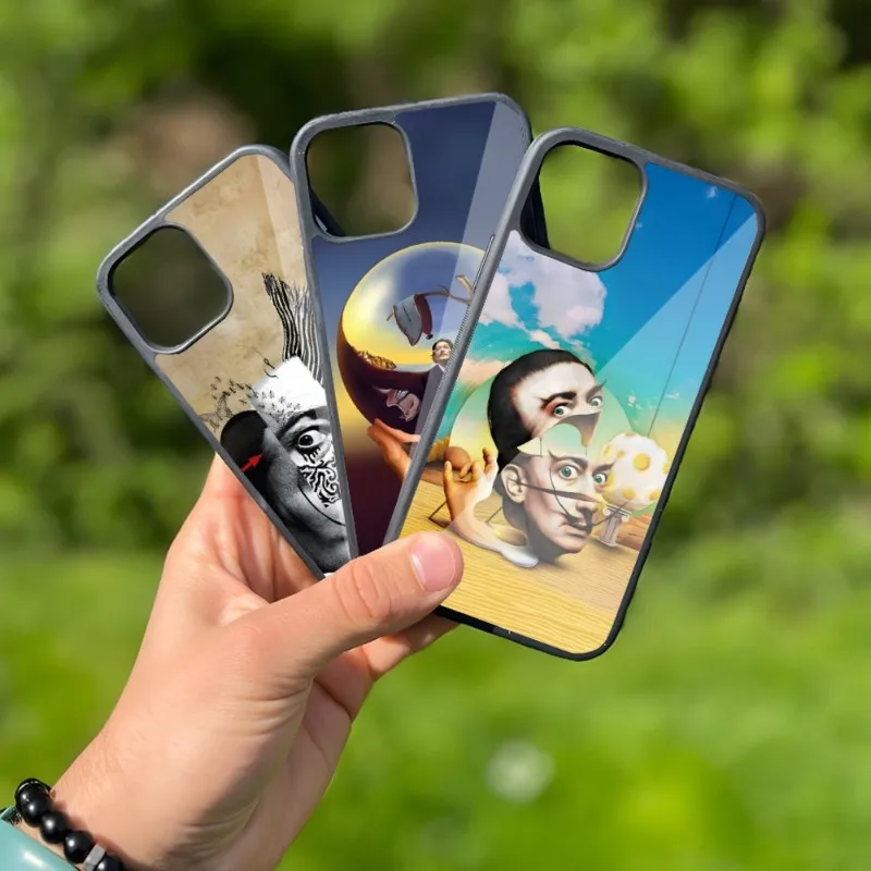 Custodia Per Cellulare Salvador Dali Art Per Iphone 14 13 12 11 Pro Max Mini 7 8 6 Plus Se Xr X Xs 2020 Fundas Shell Pc + Tpu Cover