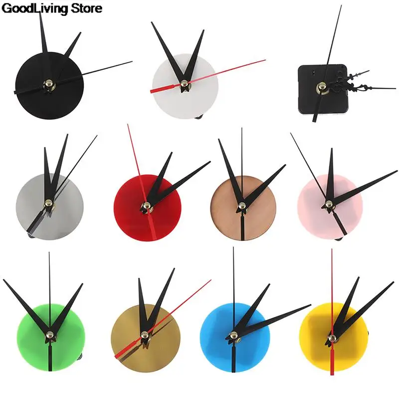 1 Set DIY Silent Quartz Watch Round Wall Clock Movement Mechanism Parts ...