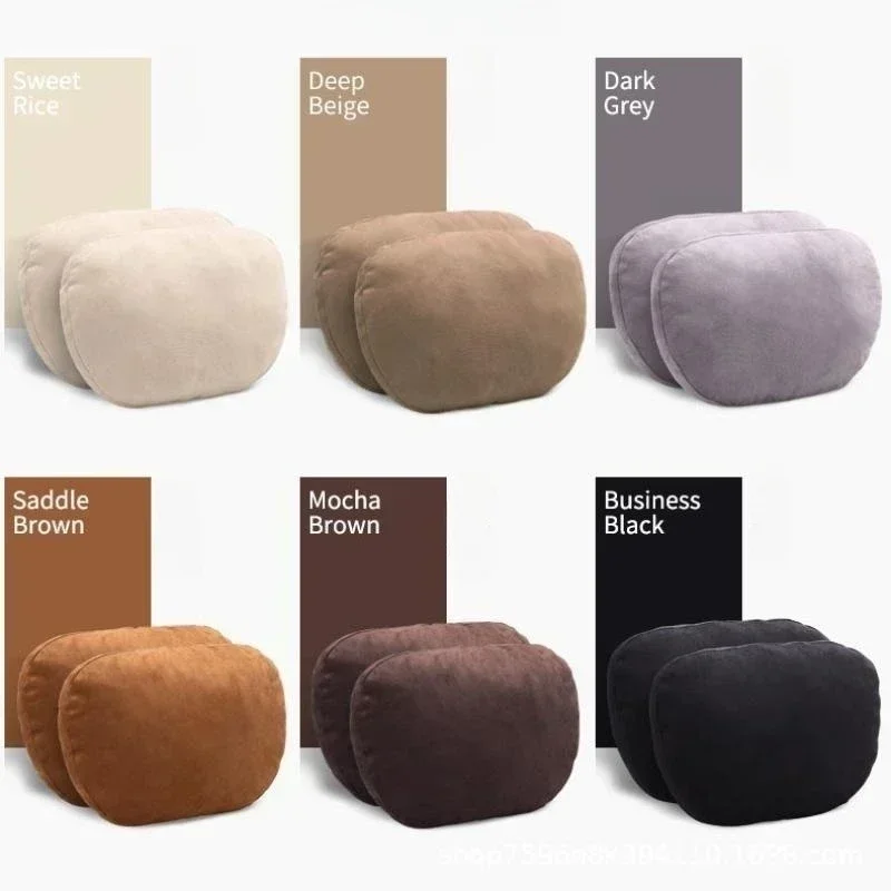 Car Headrest High-Quality Car Headrest Neck Support Seat Maybach Design S Class Soft Universal Adjustable Car Pillow Neck Rest Cushion