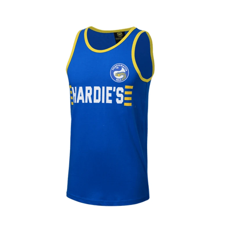 

Parramatta Eels Retro Training Singlet Rugby Jersey size S--3XL