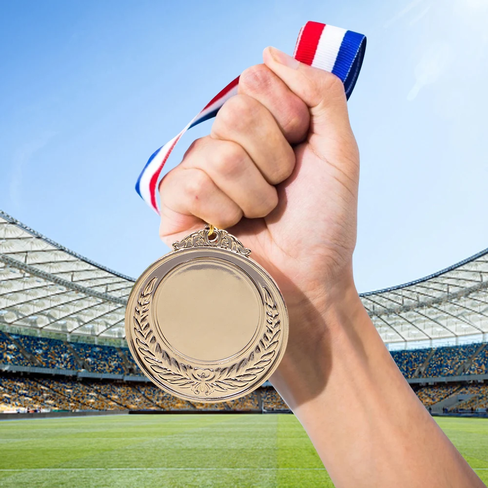 10Pcs Gold/Silver/Bronze Medal Award Medals 5.2cm Competition Prize Medals Marathon Memorial Medal for Talent Show Party Race