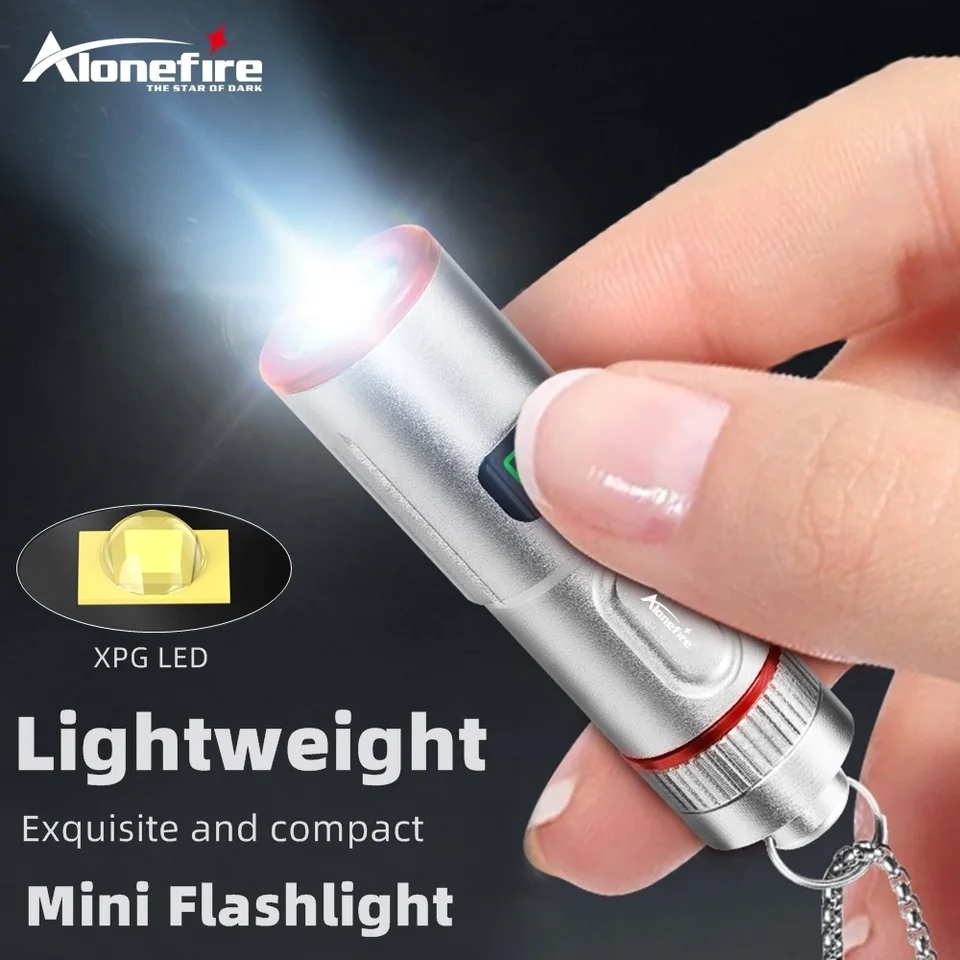 Trustfire Mini2 Mini Edc Flashlight Usb Rechargeable 220 Lumens Kechain - View #2