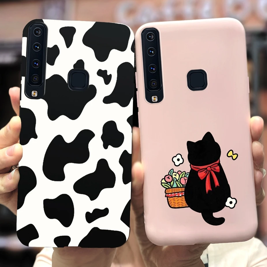 For Samsung Galaxy A9 2018 Case SM-A920F Soft Silicone Stylish Candy Painted Back Cover Phone Case For Samsung A 9 A9 2018 Coque waterproof case for phone