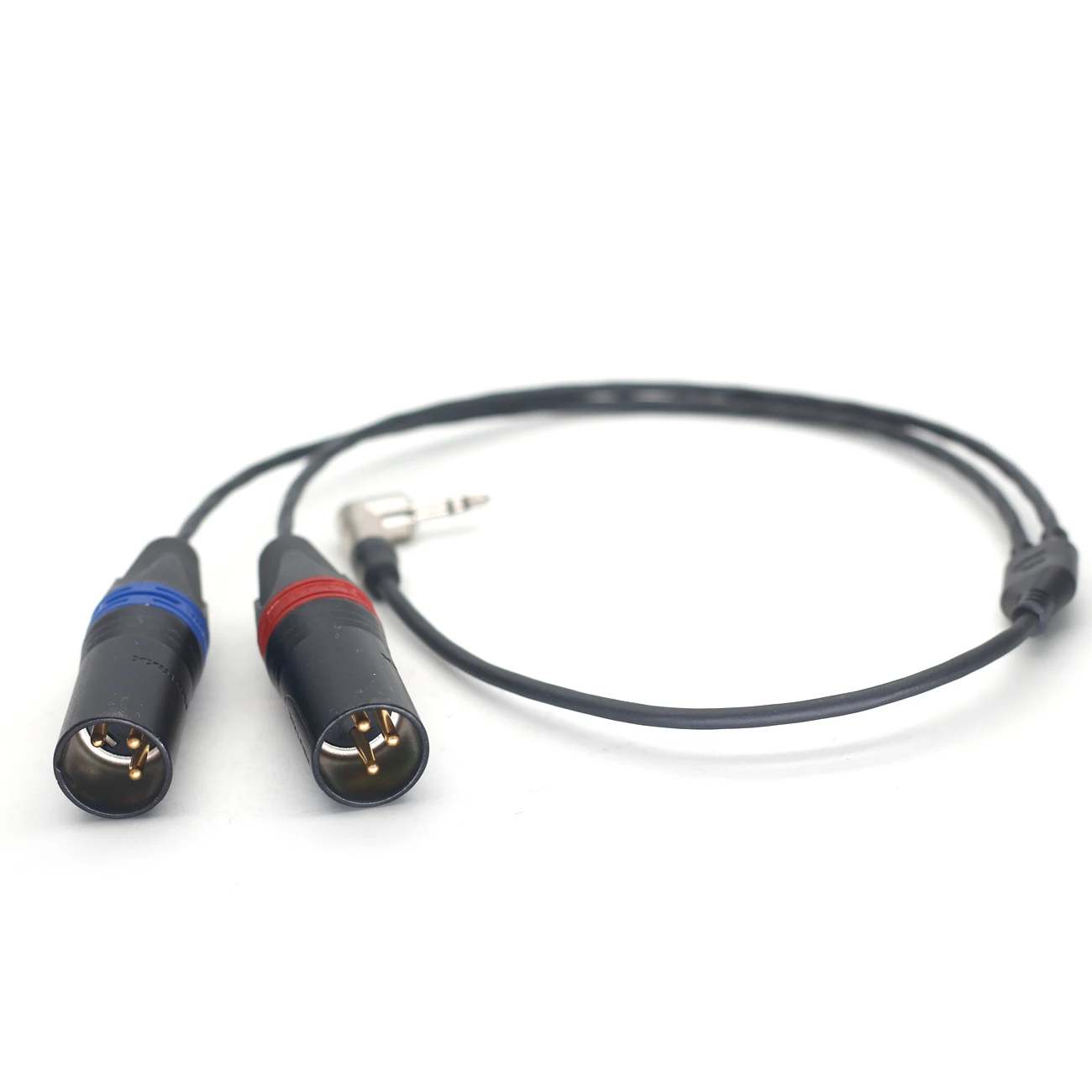 

3.5 Audio Plug to double XLR 3-Pin male For The Atomos audio cables are connected to the Zaxcom IFB unbalanced audio outputs.