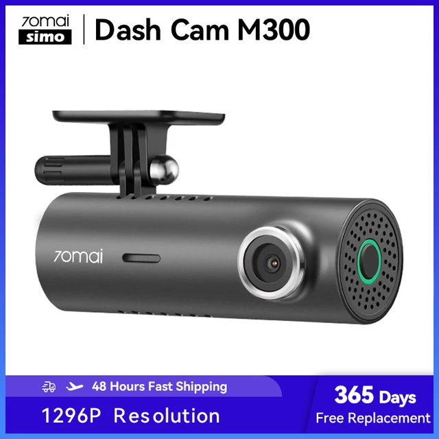 70mai Dash Cam M300 1S upgrage version Car DVR 140° field WIFI Wireless  Connect 1296P Night Vision for 24hours Parking Mode