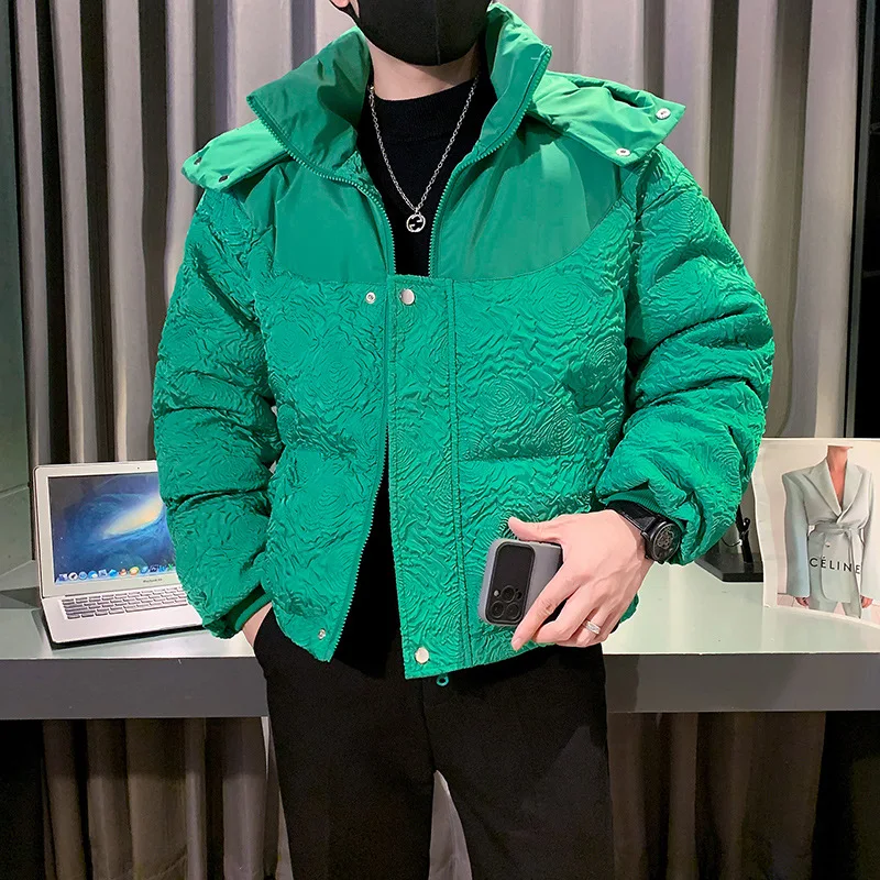 Winter Thick Warm Parka Jackets Men Casual Outwear Coats Hooded Puffer Jacket Male Windbreak Hiphop Overcoat Men Clothing