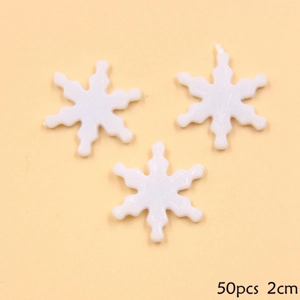 1 paquete de copos de nieve falsos de plástico blanco para hacer uno mismo, para la fiesta de Navidad en casa, adornos colgantes para árbol de Navidad de Año Nuevo, decoración de ventanas