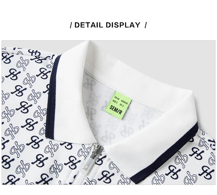 Dress Women Polo Collar Full Print Summer New Slim Waist Dress