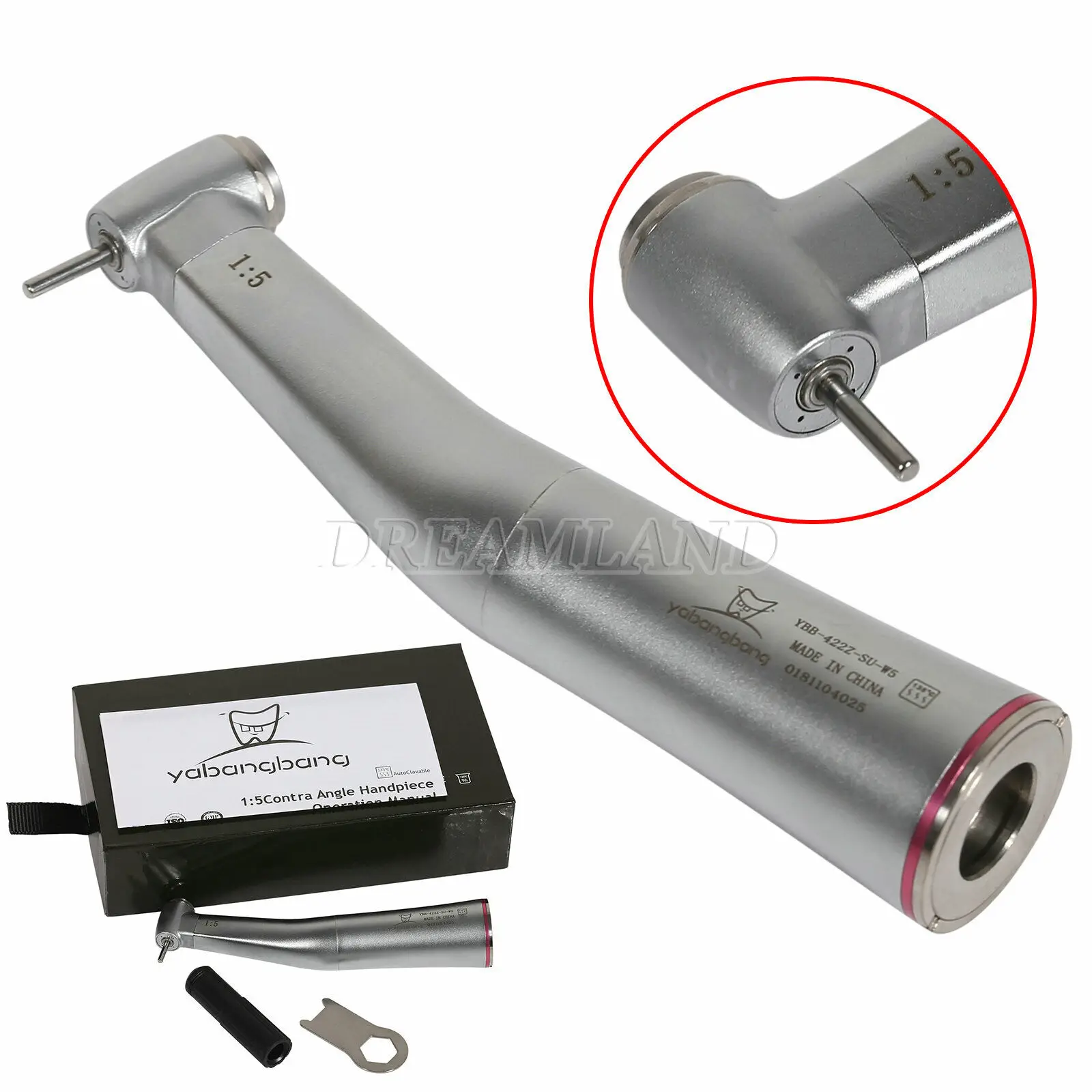 Nsk Ti-Max X95L Dental 1:5 Contrangolo Crescente Manipolo Fit Nsk Motore Elettrico Anello Rosso