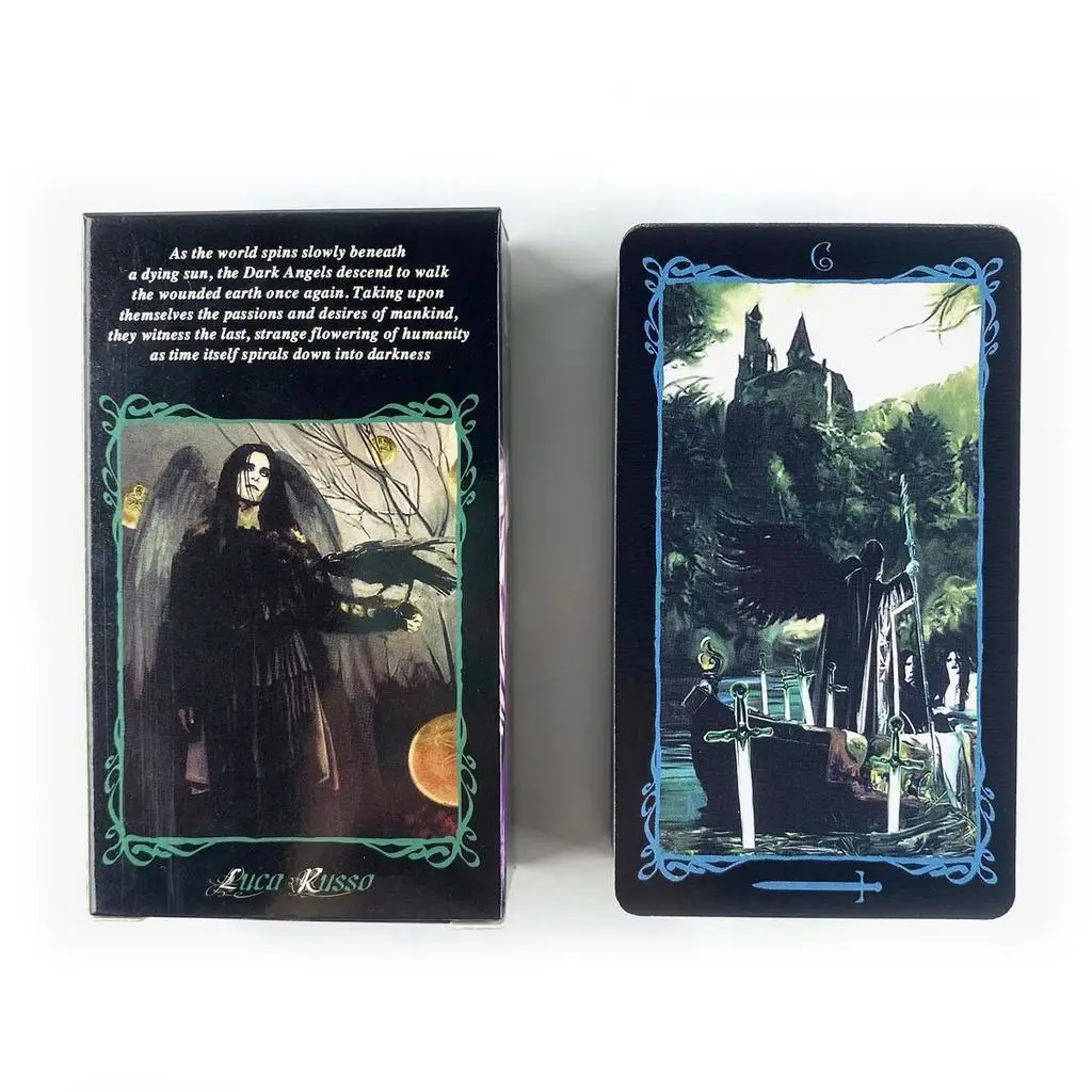 10.3*6cm Dark Angels Tarot Deck Leisure Party Board Game Fortune-telling Prophecy Oracle Cards 4