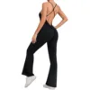 Yoga Set Backless Sleeveless One-piece Suit Female Rompers Quick Dry Sexy Yoga Clothes Workout Bodysuits Sports Jumpsuit Women 6