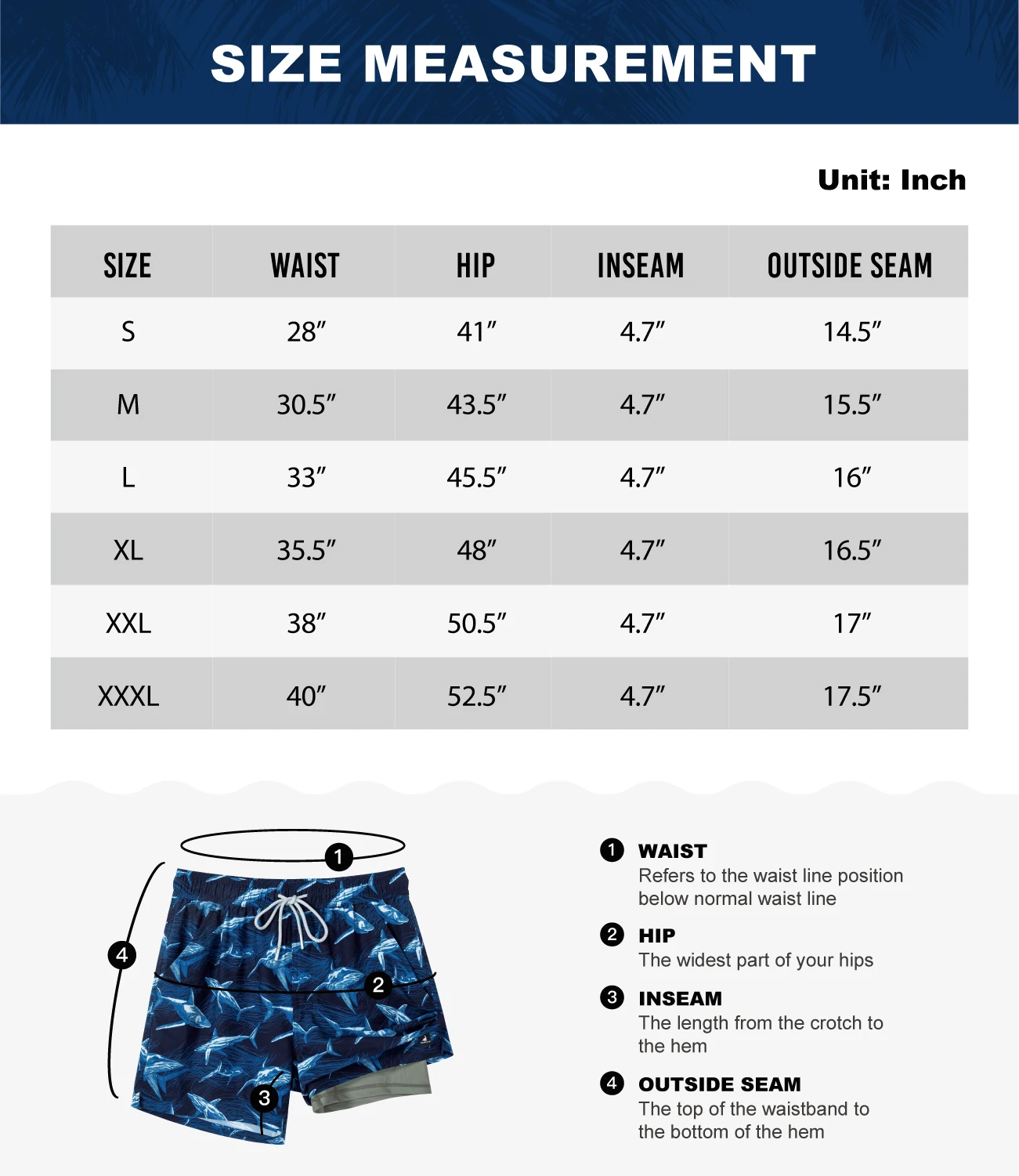 SURFCUZ Mens Swim Trunks with Compression Liner Stretch 2 in 1 Running Sport Gym Shorts Quick Dry Swim Beach Shorts with Pockets