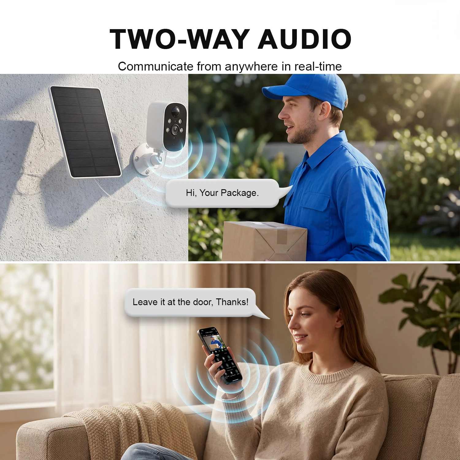 XVIM HD Solar Security Camera 2/4MP Outdoor Wireless 2.4G WIFI Camera Battery Camera Floodlight Color Night Vision Monitor CCTV 4