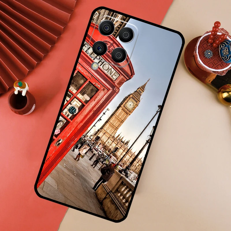 London Bus & Big Ben Design Phone Case