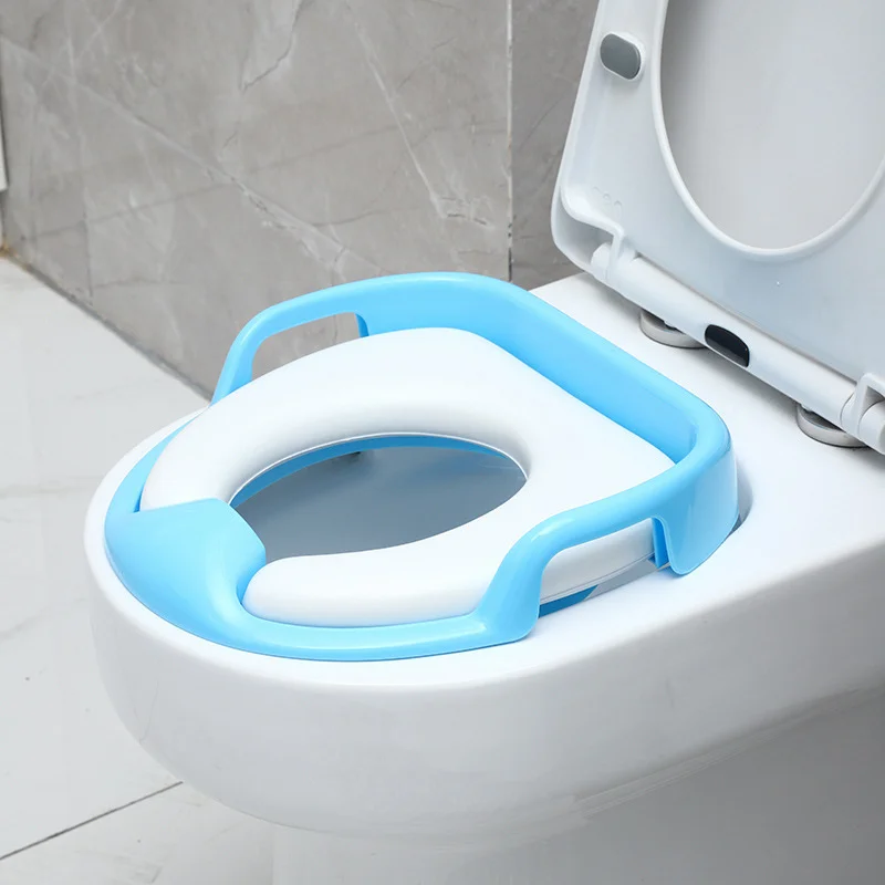 Children's Bathroom Toilet Ring Toilet Seat Children's Hand-Held Toilet Seat Non-Slip Baby Toilet Seat 3