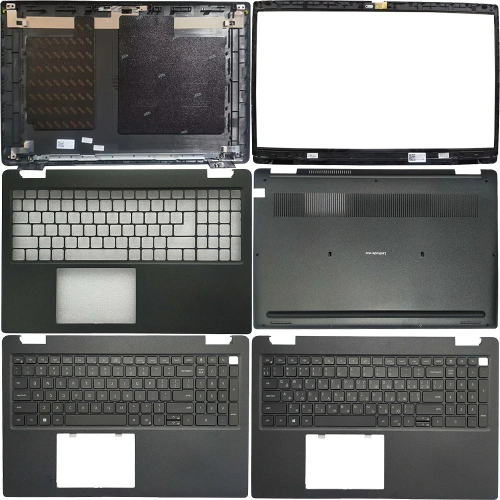 para Dell Latitude 15 3520 E3520 Tampa Traseira Lcd 04y3 7v Moldura 0h 5ymr us Latim Russo Superior 0djp7 Base Inferior Wmnfx Novo Case