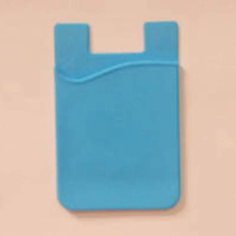Silicone Adhesive Phone Card Holder - Portable & Creative Design