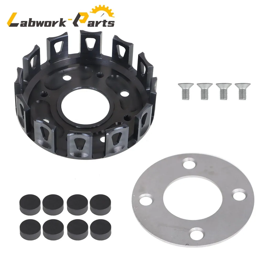 Kit Cestello Frizione In Alluminio Cestello/Piastra Posteriore/Cuscini Per Yamaha Banshee