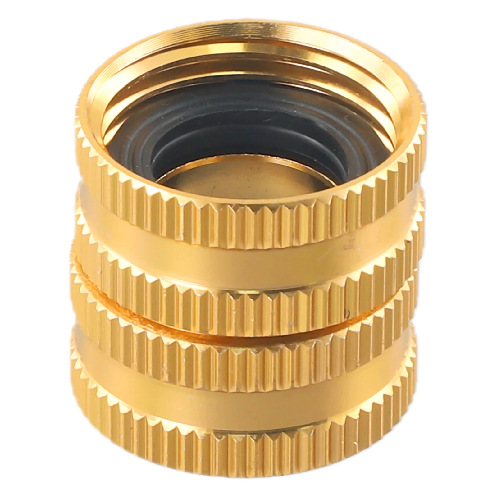 

Two-Way Female Connector Solid Brass Garden Hose Adapter 3/4 Female-To-Female Hose Adapter For Irrigation Quick Connector