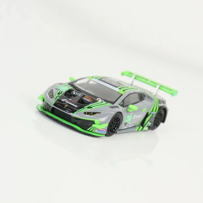 Фото MINIGT 1:64 Lambor Huracan GT3 EVO #39 2022 IMSA модель спортивного автомобиля из сплава #499 №5