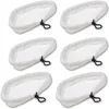 Microfiber Steam Mop Pads Replacement Pads Compatible With H20 Mop X5 Triangle Washable Steam Mop Pads Microfibre Cloth 6