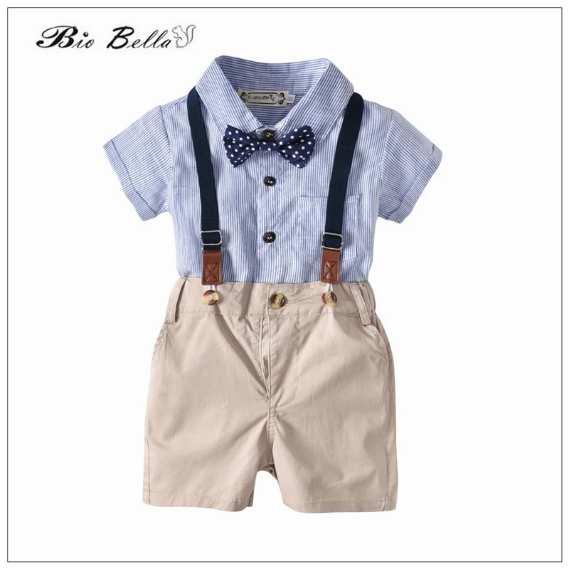 

Baby Boy Clothes Suit Formal Infantil Bodysuit Birthday Baptism Gentlemen Summer 2024 New Style Infantil Outfits Sets Costumes