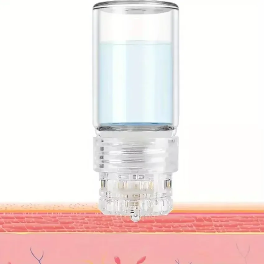 Hydra Roller 64/20pins 0.25MM Micro Titanium Needle Tips Derma Needles Skin Care Anti Aging Whitening Bottle Roller Reusable