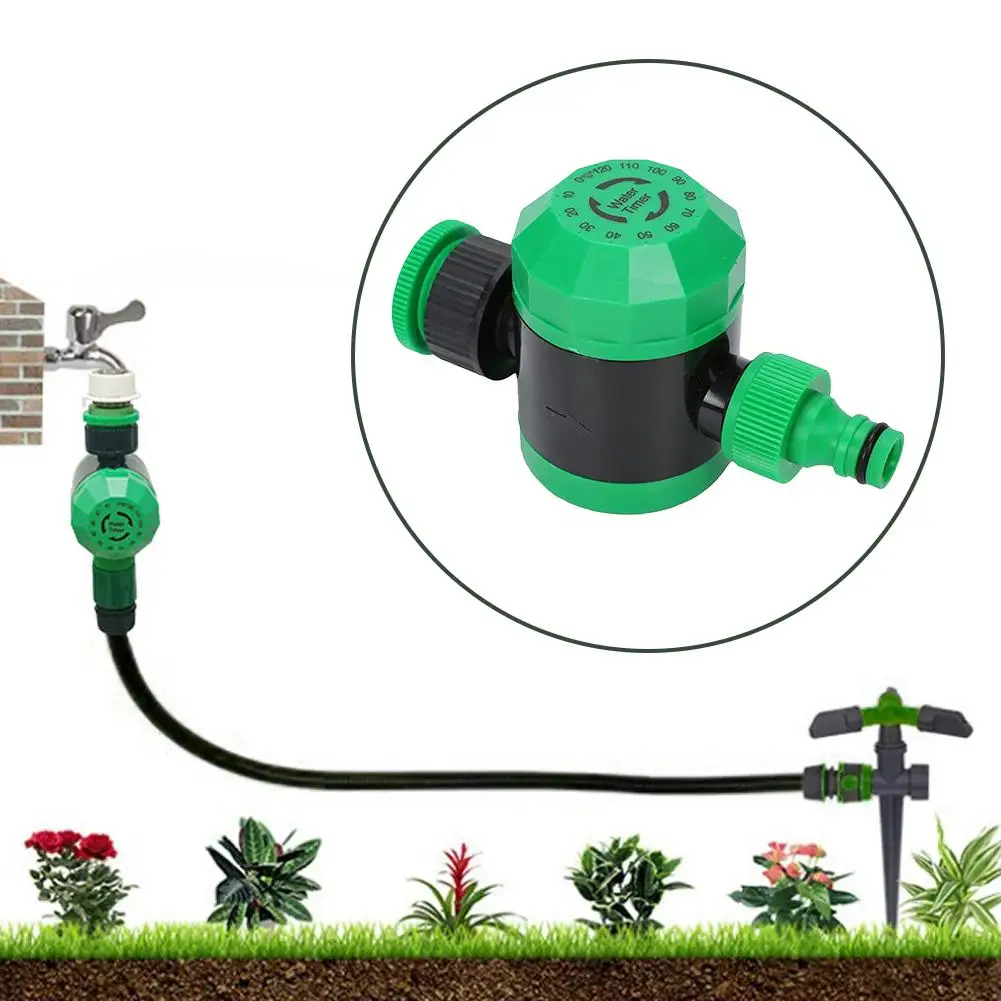 Garden Hose Timer, Automatic Irrigation System Controller, No Batteries Needed, 120 Minutes Outdoor Garden Watering Controller - 5