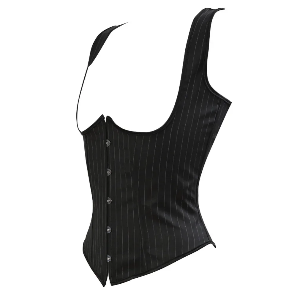 Body Shaper Waist Trainer Corset Bustier Top Waist Corset Lace Corset Women's Gothic Jacquard Underbust Corset Sexy Shoulder Straps Spiral Steel Boned Bustier Vest Corselet Plus Size S-6XL