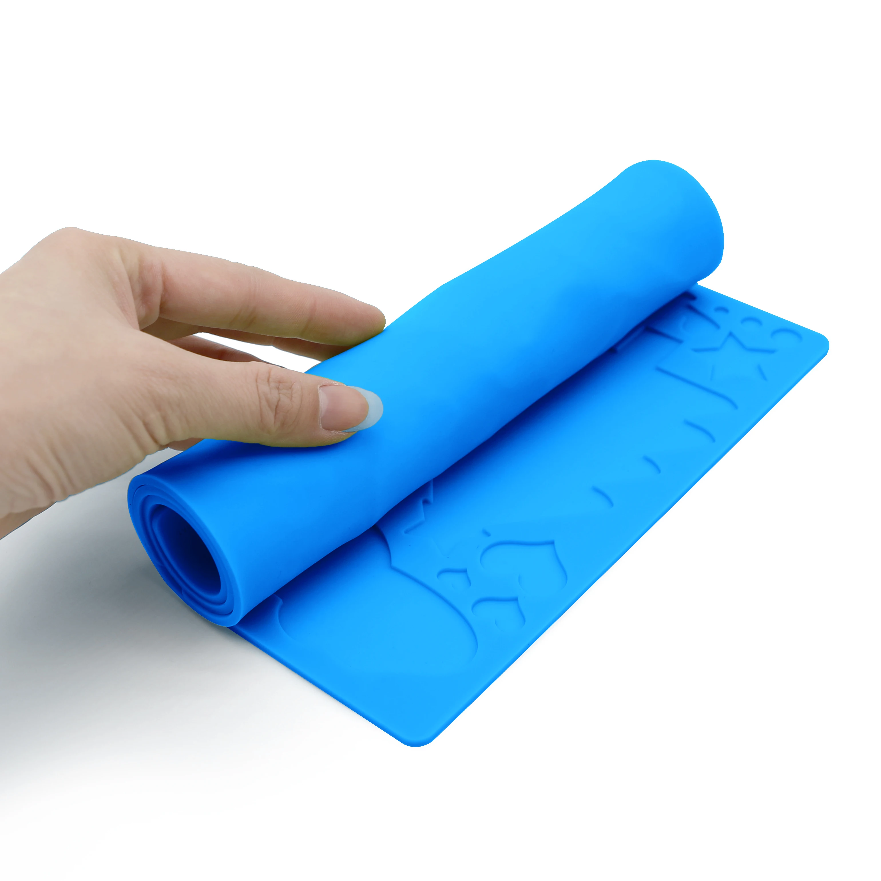 Silicone 3D Printing Pad For Children DIY 3D Printing Pen Soft Design Pad With 2 Finger Cover Templates 3d printing pen