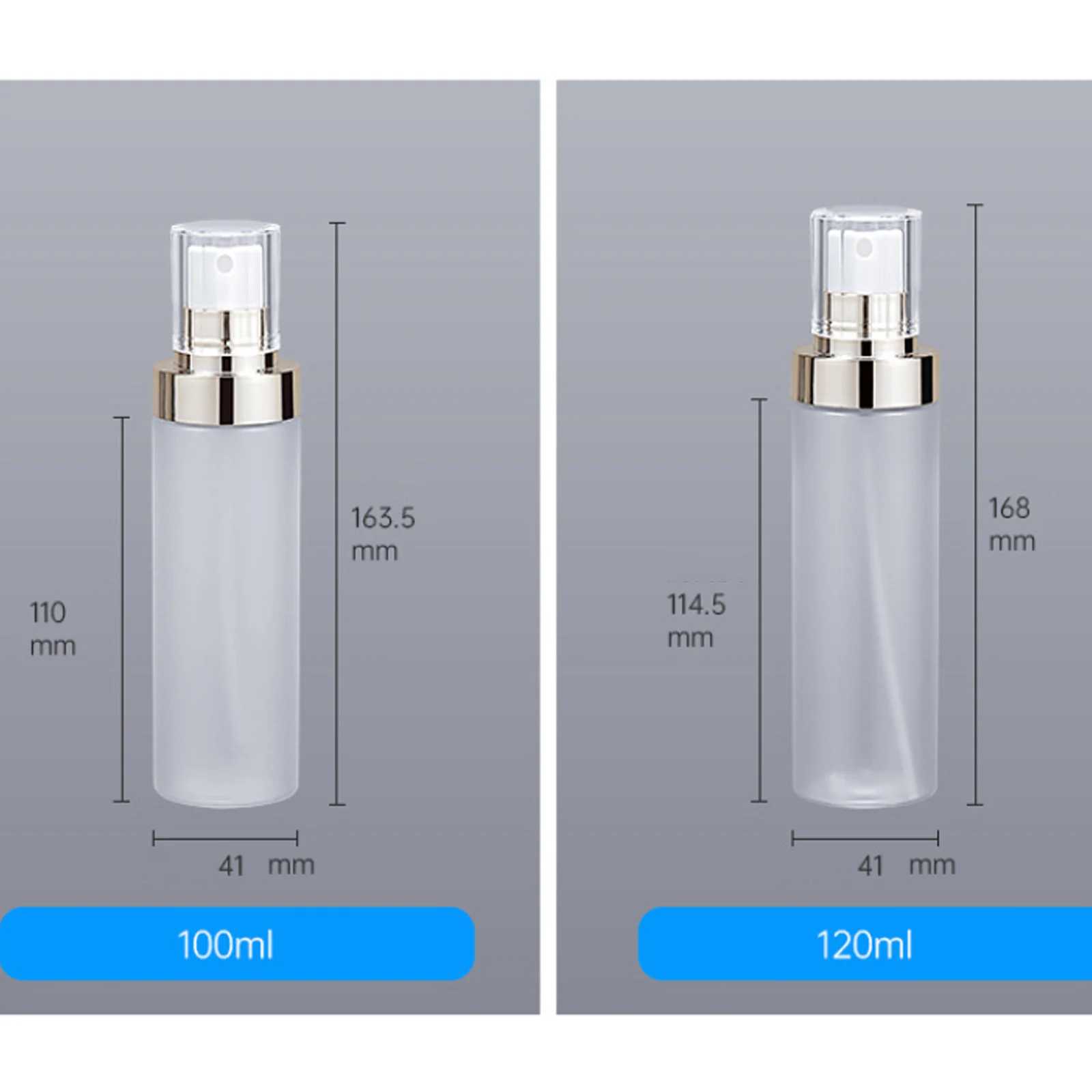 Multi Specification Matte Simple Spray Bottle Travel Pack Portable Water Replenishing Cosmetics Sample Separate Bottles Reusable