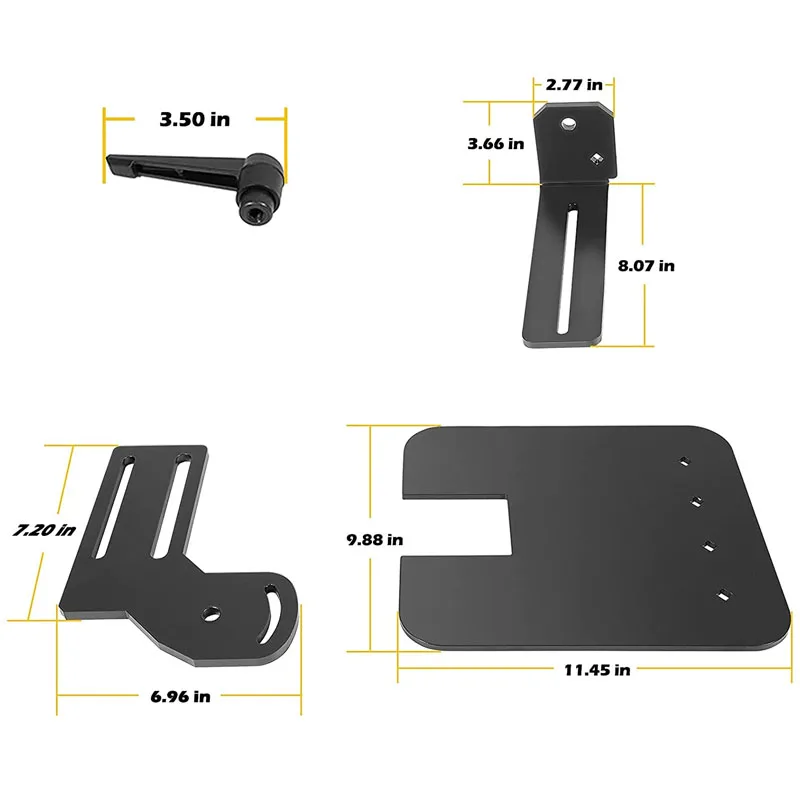Belt Grinder Tilt Table Fits Most Popular 2x72" Knife Grinders for Knife Bevels Making or Contact Wheels to Grind Hollow Bevels