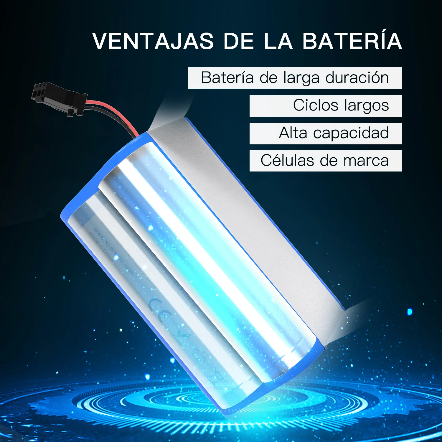 Batería de iones de litio de 14,4 V y 2600mAh para Conga 990, 1090, Tesvor  X500, Ecovacs, Deebot N79, N79S, DN622, Eufy, RoboVac 11, 11S, RoboVac 30,  etc. - AliExpress Electrodomésticos