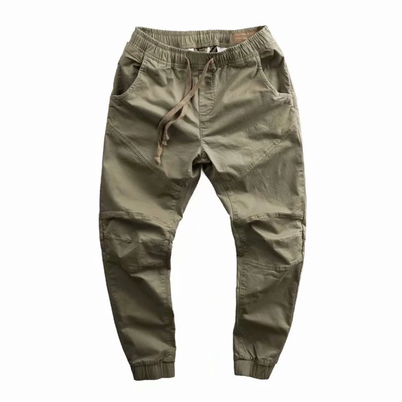 Men-s-Drawstring-Loose-Cargo-Pants-Casual-Elastic-Waist-Multi-Pockets ...