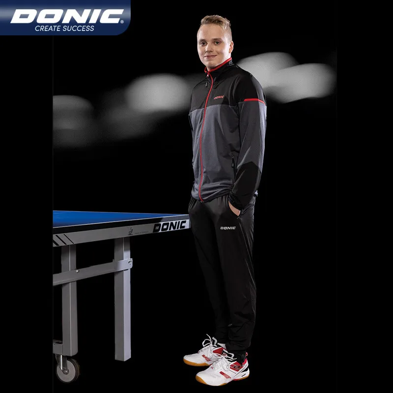 DONIC Table tennis clothes sportswear long sleeve ping pong t-shirts Sport Jerseys tops 88210 jacket coat