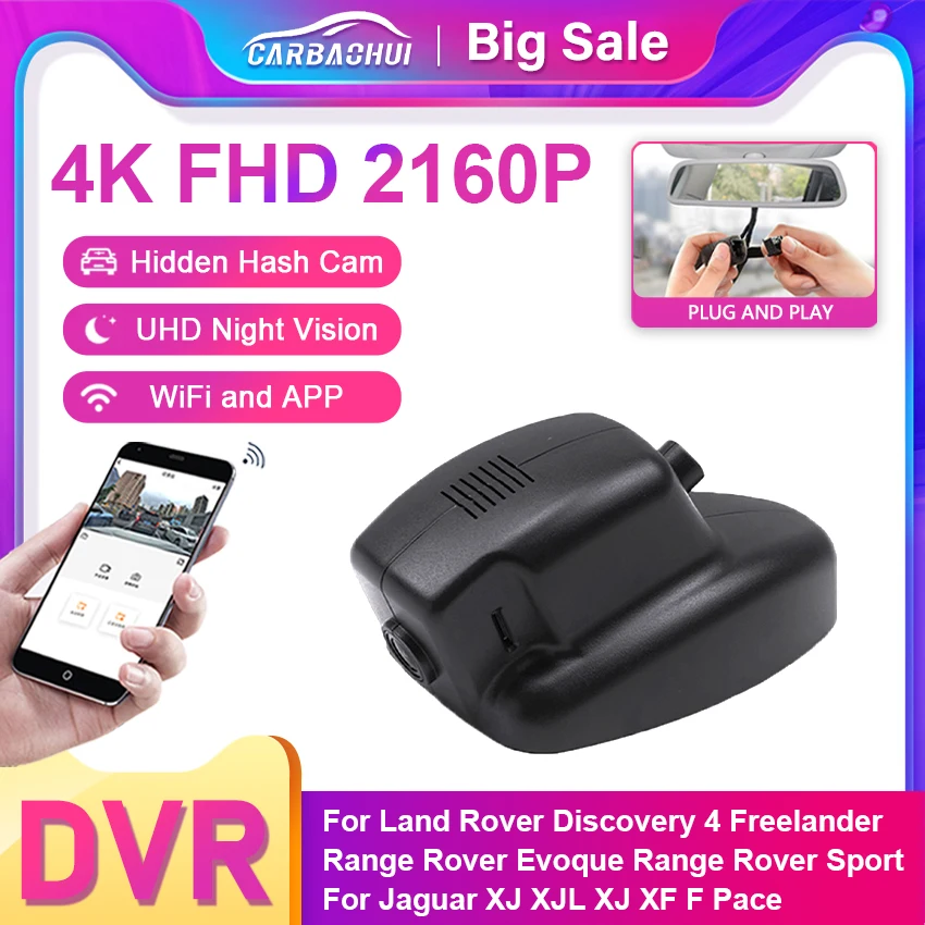 

Wifi Car DVR Dashcam EDR for Land Rover Discovery 4 Freelander Range Rover Evoque Range Rover Sport Jaguar XJ XJL XJ XF F Pace