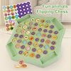 Animal Flip Chess Memory Chess Game Animal Flip Chess Cognitive Memory Board Game For Kids Family 4