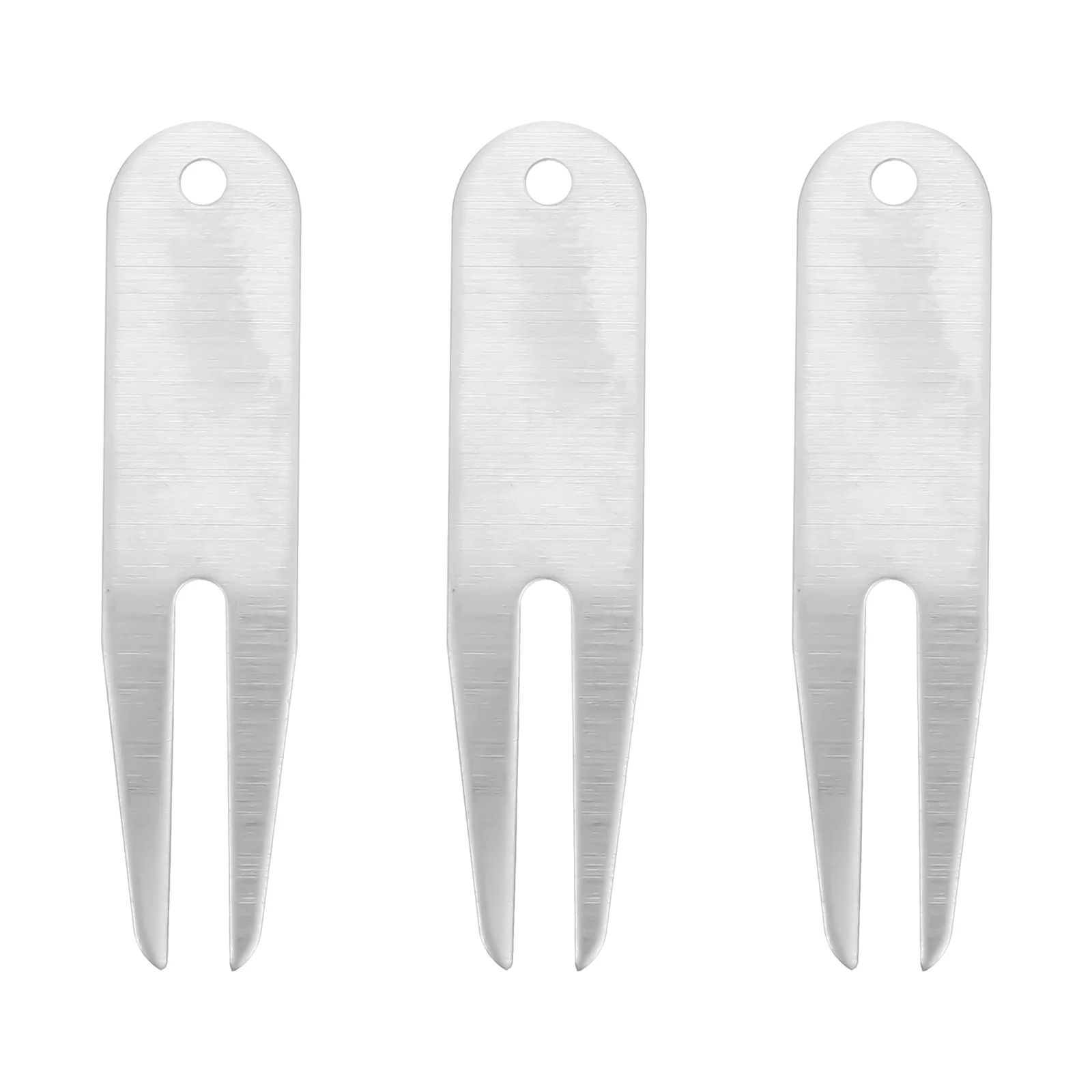 

3 Pcs Golf Green Fork Balls Lawn Repair Forks Golfs Supply Foldable Mini Accessories Stainless Steel Golfing Divot Tool Tools