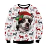 New Christmas Sweaters Green Jumpers 3D Funny Printed Holiday Party Xmas Sweatshirt for Party Birthday Xmas Sweatshirt 6