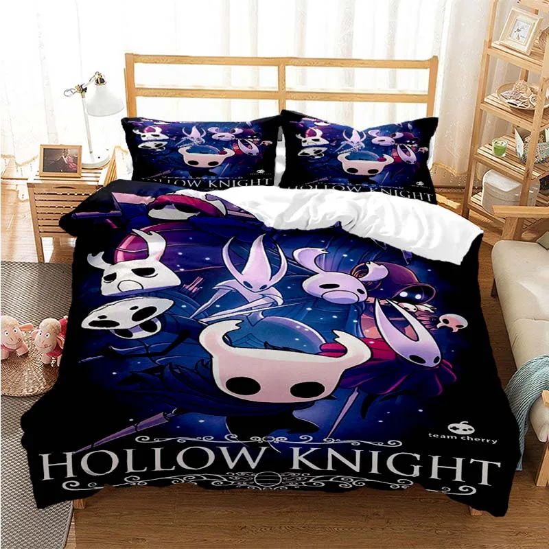 

Hollow Knight Fashion Digital Printing Bedding Set Duvet Cover Comforter Bed Single Twin Full Queen Youth Kids Girl Boys Gift